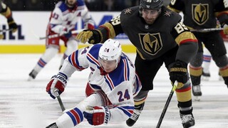NHL: Hladký triumf Rangers v Las Vegas, 38 zákrokov Georgieva