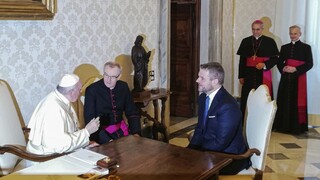 Pellegriniho prijal pápež, slovenský premiér mu odovzdal dary