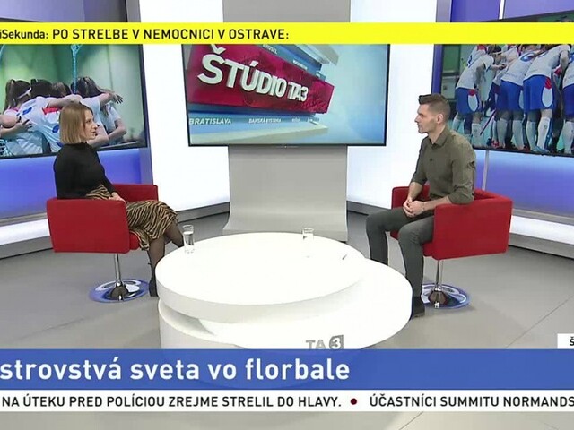 ŠTÚDIO TA3: P. Gešová o majstrovstvách sveta vo florbale