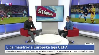 ŠTÚDIO TA3: Bývalý futbalista Ľ. Michalík o európskych pohároch