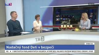 ŠTÚDIO TA3: S. Nosková Illášová a O. Gallo o fonde Deti v bezpečí