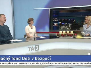 ŠTÚDIO TA3: S. Nosková Illášová a O. Gallo o fonde Deti v bezpečí
