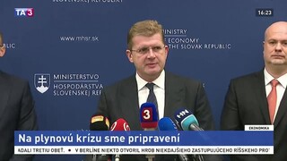 TB ministra hospodárstva P. Žigu o hroziacej plynovej kríze