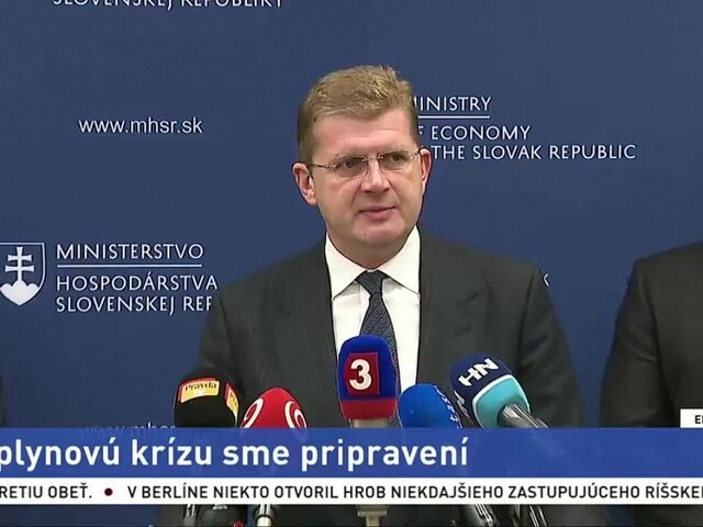TB ministra hospodárstva P. Žigu o hroziacej plynovej kríze