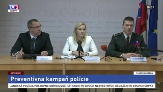 TB Prezídia Policajného zboru o preventívnej kampani