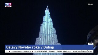 Oslavy Nového roka v Dubaji