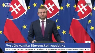 Vyhlásenie premiéra P. Pellegriniho k výročiu vzniku Slovenskej republiky