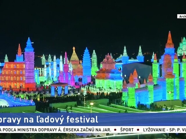 Čínsky Charbin sa pripravuje, odohrá sa tam tradičný ľadový festival