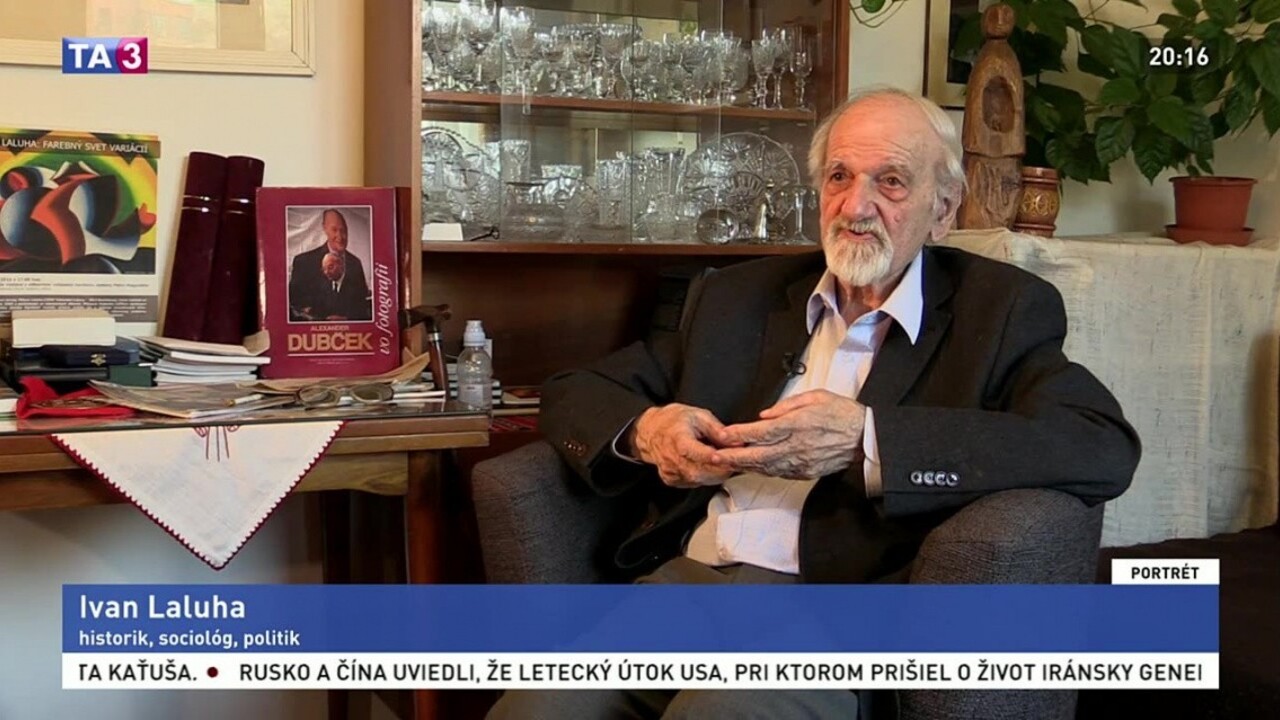 Portrét historika, sociológa a politika Ivana Laluhu
