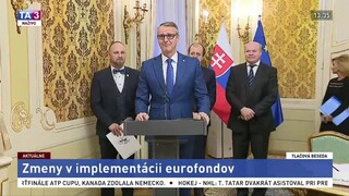 TB R. Rašiho, J. Viskupiča, R. Rybníčka a B. Trégera o zmenách v eurofondoch