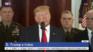 Vyhlásenie D. Trumpa o útokoch na Blízkom východe