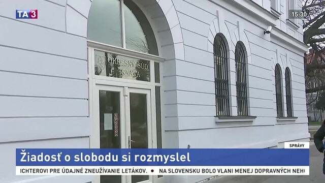 Molnár zostáva vo väzení, žiadosť o prepustenie stiahol