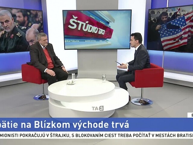 ŠTÚDIO TA3: Koordinátor OSN J. Kubiš o napätí na Blízkom východe