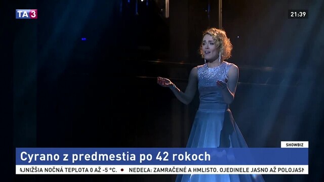 Rozdali Zlaté glóbusy / Cyrano z predmestia po 42 rokoch / "Duchoňovky" roztancovali Istropolis / Muzikál Voda (a krv) nad vodou / Tarzan v pražskom Divadle Hybernia