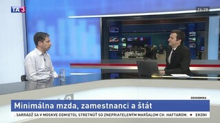 HOSŤ V ŠTÚDIU: Analytik P. Goliaš o minimálnej mzde