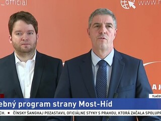TB Á. Ravasza a B. Bugára o volebnom programe strany Most-Híd