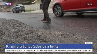 Slovensko trápi poľadovica, platí výstraha prvého stupňa
