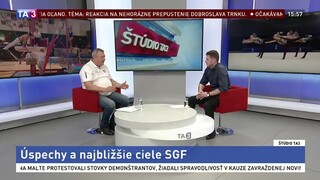 ŠTÚDIO TA3: Prezident SGF J. Novák o gymnastike