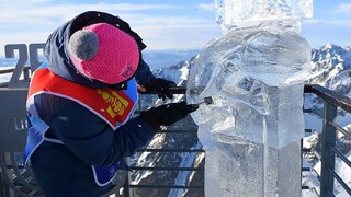 Lomnický štít zdobí unikátna socha, upozorňuje na zmenu klímy