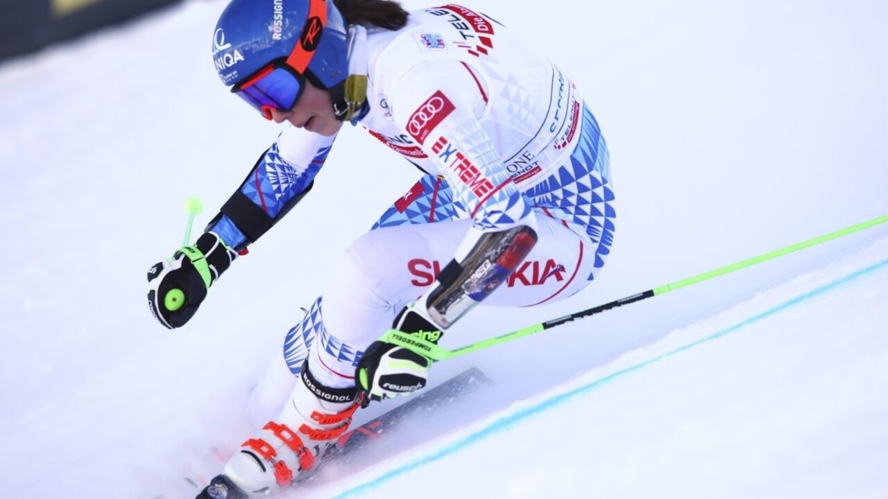 Vlhová v 1. kole obráku druhá, v Sestriere zaostávala iba o 17 stotín