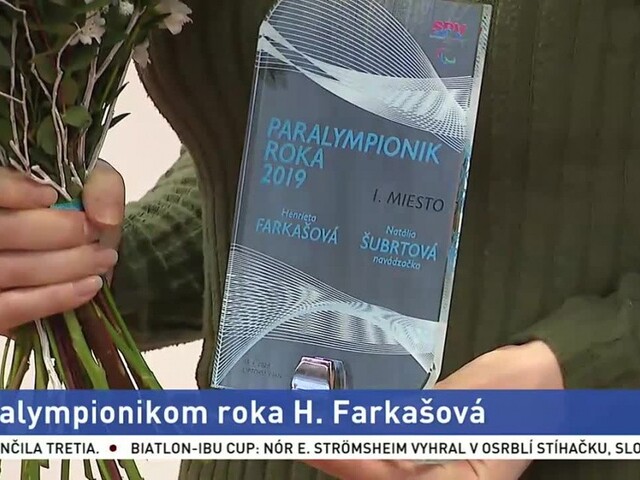 Paralympionikom roka sa stala úspešná lyžiarka H. Farkašová