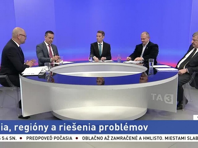Nižšia DPH, lepšie investície. V TA3 navrhli riešenia pre regióny