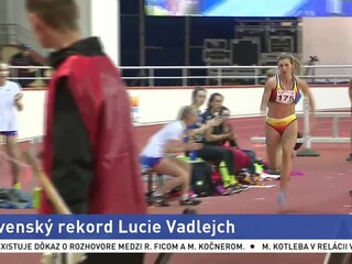 Vytvorila nový slovenský rekord, Lucii Vadlejch sa darí