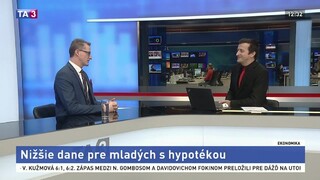 HOSŤ V ŠTÚDIU: M. Búlik o nižších daniach pre mladých ľudí