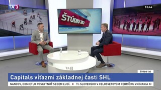 ŠTÚDIO TA3: Prezident Bratislava Capitals  D. Pašek o víťazstve klubu