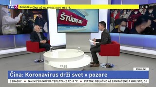 ŠTÚDIO TA3: Virológ F. Čiampor o najnovšom koronavíruse
