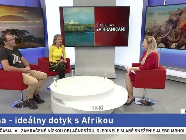 ŠTÚDIO TA3 Za hranicami: N. Fedorová a J. Kordík o Keni