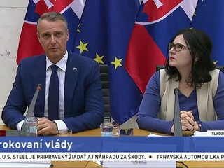 TB M. Lubyovej a R. Rašiho po rokovaní vlády o NFŠ