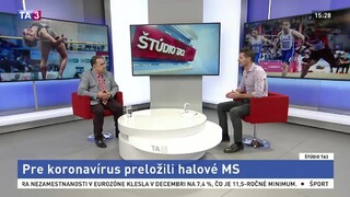 ŠTÚDIO TA3: A. Juck o zrušení halových MS v atletike