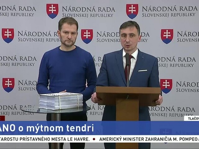 TB predstaviteľov hnutia OĽANO o mýtnom tendri