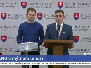 TB predstaviteľov hnutia OĽANO o mýtnom tendri