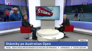 ŠTÚDIO TA3: Š. Čižmarovič o otáznikoch po Australian Open