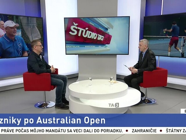 ŠTÚDIO TA3: Š. Čižmarovič o otáznikoch po Australian Open