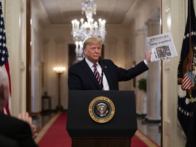 Trump nazval impeachment peklom, ostro kritizoval demokratov