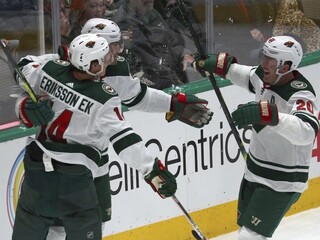 NHL: Sekera iba z tribúny sledoval víťazný obrat Minnesoty