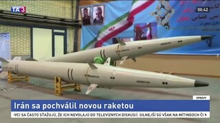 Irán ukázal nové rakety Hrom. Sú ľahšie a majú väčší dostrel