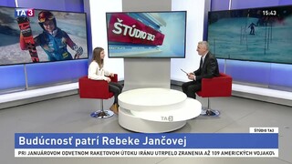 ŠTÚDIO TA3: Juniorská zjazdárka R. Jančová o svojej kariére