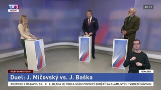 Duel v Téme dňa: Mičovský proti Baškovi