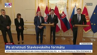 TB predsedov parlamentov po rokovaní Slavkovského formátu