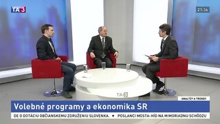 Volebné programy a ekonomika SR