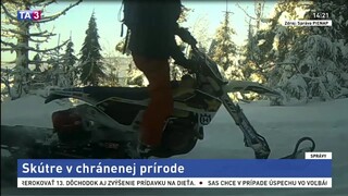 Pieninskú prírodu ničia snežné skútre, prípad už rieši polícia