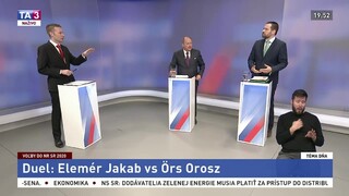 Duel v Téme dňa: Jakab proti Oroszovi