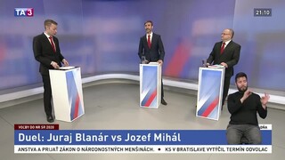 Duel v Téme dňa: Blanár proti Mihálovi