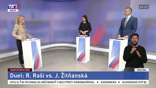 Duel v Téme dňa: Raši proti Žitňanskej