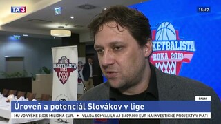 Manažér Interu M. Ondruš o úrovni Slovákov v basketbalovej lige