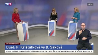 Duel v Téme dňa: Krištúfková proti Sakovej
